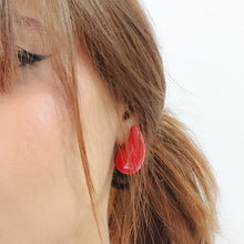 Load image into Gallery viewer, Enamel Big Drop Earrings
