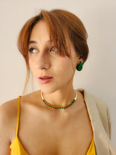 Load image into Gallery viewer, Enamel Big Drop Earrings