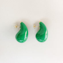 Load image into Gallery viewer, Enamel Big Drop Earrings