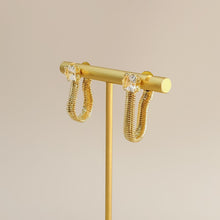 Load image into Gallery viewer, Snake Chain Drap Earrings