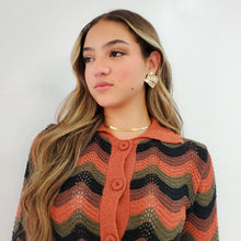 Load image into Gallery viewer, Hammered Square Plate Earrings