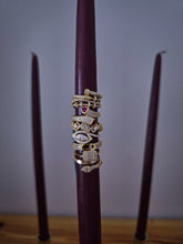 Load image into Gallery viewer, Elodie Layered Moissanite Ring