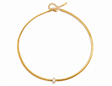 Load image into Gallery viewer, elan-solo-marquise-collar-necklace