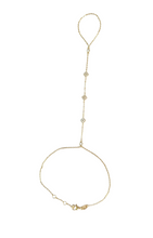 Load image into Gallery viewer, Celeste Hand Chain Bracelet