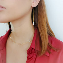 Load image into Gallery viewer, Freshwater Pearls Threader Earrings