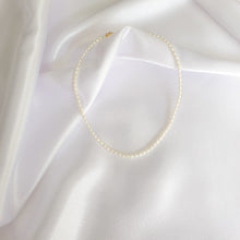 Load image into Gallery viewer, 3 MM Rice Freshwater Pearl Necklace