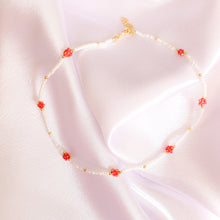 Load image into Gallery viewer, Millefiori Flowers Beaded Necklace