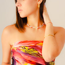 Load image into Gallery viewer, Millefiori Flowers Beaded Necklace