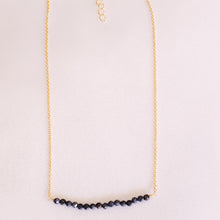 Load image into Gallery viewer, Sapphire Bar Necklace