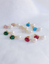 Load image into Gallery viewer, Kate Pearl Drop Stud Earrings