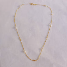 Load image into Gallery viewer, Pearl Station Necklace