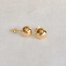 Load image into Gallery viewer, Gold Ball Stud Earrings
