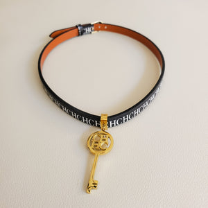 Leather Necklace and Bracelet