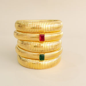Flex Sanake Bracelets ( Gold )