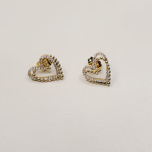 Load image into Gallery viewer, Open Heart Shape Stud Earrings
