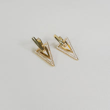 Load image into Gallery viewer, Triangle Dangle Earrings
