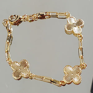 Flower Clover Bracelet