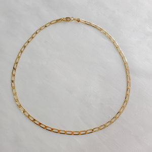 Flat Cuban Chain Necklace