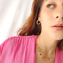 Load image into Gallery viewer, Colorful Gemstomes Necklace
