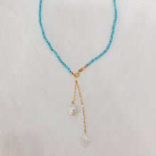 Load image into Gallery viewer, Turquoise Lariat Necklace
