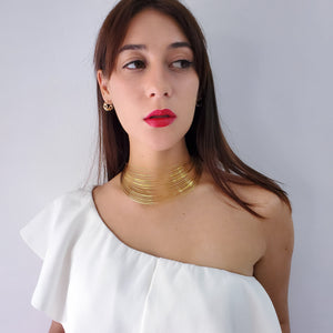 Wire Thread Necklace