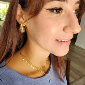 Golden Drops Earrings