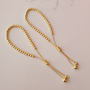 Adjustable Gold Beads Bracelets