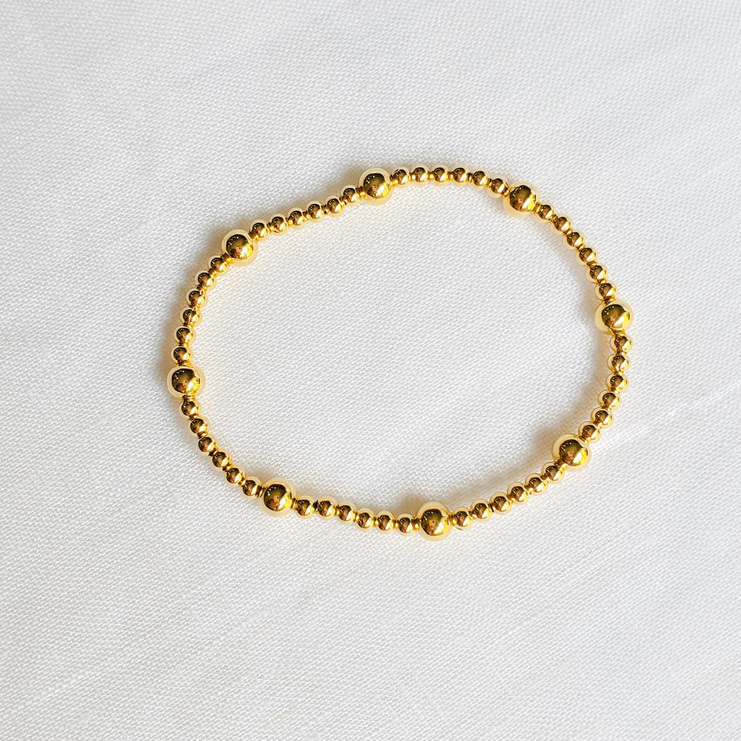 Gold Beaded Bracelets