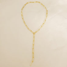Load image into Gallery viewer, Paperclip Links Chain Necklace/ Lariat
