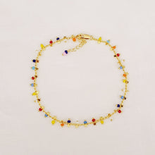 Load image into Gallery viewer, Bright Colors and Stars Chain Anklet
