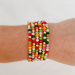 Multi-Colors Beads Bracelets