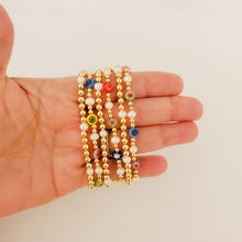 Load image into Gallery viewer, Millefiori &amp; Pearls Beads Bracelets
