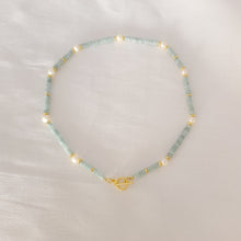 Load image into Gallery viewer, Stones and Pearls Necklace
