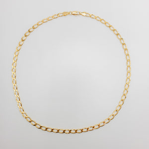 Wide Curb Link Necklace