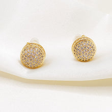 Load image into Gallery viewer, Round Stardust Stud Earrings
