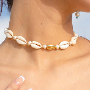 Odessa Cowrie-Shell Necklace