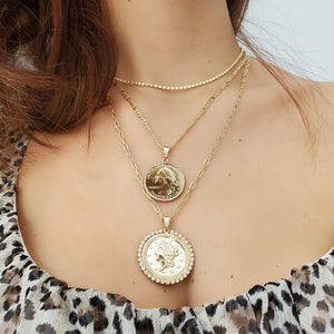 Greek Coin Necklace