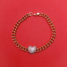 Load image into Gallery viewer, Pave Heart Bracelets
