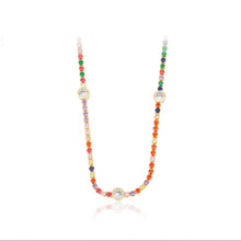 Load image into Gallery viewer, Rainbow Tennis Necklace
