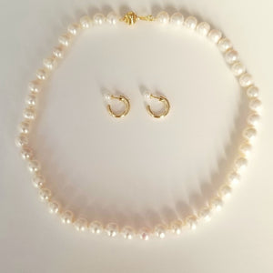 Classic 8mm Pearls Necklace